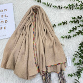 شال برشکا ساده وارداتی کد 988 بدون آبرفت و رنگ رفت