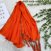 شال برشکا ساده وارداتی کد 988 بدون آبرفت و رنگ رفت