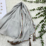 شال برشکا ساده وارداتی کد 988 بدون آبرفت و رنگ رفت