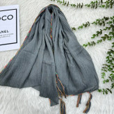 شال برشکا ساده وارداتی کد 988 بدون آبرفت و رنگ رفت