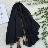 شال برشکا ساده وارداتی کد 988 بدون آبرفت و رنگ رفت