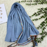 شال برشکا ساده وارداتی کد 988 بدون آبرفت و رنگ رفت