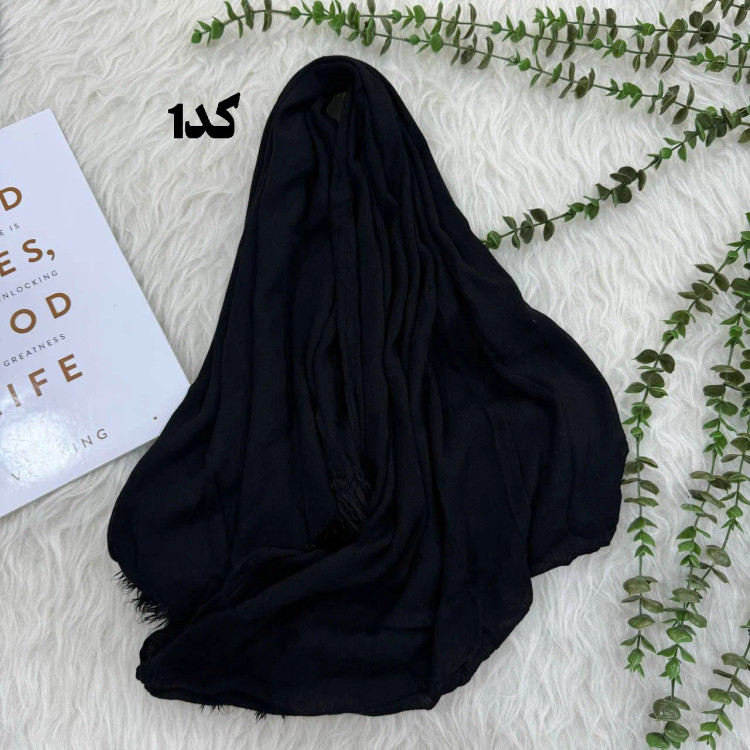 شال وارداتی سوپرنخ ساده کد 1243 قواره 200×70 سانتیمتر بدون آبرفت و چروک