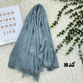 شال وارداتی سوپرنخ ساده کد 1243 قواره 200×70 سانتیمتر بدون آبرفت و چروک