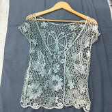 رومایویی قلاب بافی فری سایز شیک کد 1048 مناسب تا سایز 42 زنانه چهارفصل