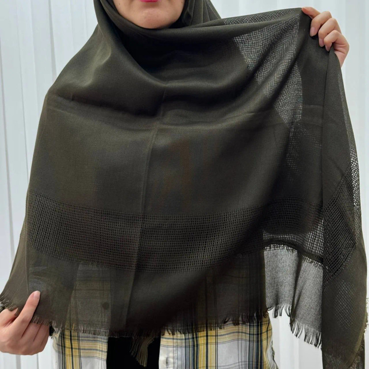 روسری حصیری نخ پرز نده سر نخورد سایز بزرگ 138x138