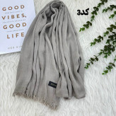 شال وارداتی سوپرنخ ساده کد 1243 قواره 200×70 سانتیمتر بدون آبرفت و چروک