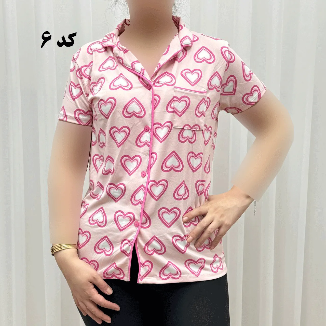 لباس خواب جلو باز وارداتی زنانه کد 1161 جنس اسپاندکس و پلی استر چهارفصل راحت تنخور سایز S M L