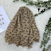 شال کریشه شنی وارداتی مدل پرواز کد 1245 سایز 200x80 سانتیمتر بدون آبرفت و رنگ رفت