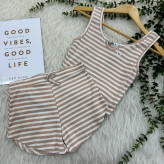 تاپ شورتک کبریتی راه راه وارداتی زنانه کد 1288 تن خور شیک و راحت چهارفصل