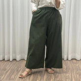 دامن شلوار لنین قواره لش فری سایز تا 48 قد 96 سانتیمتر تنخور شیک و راحت چهارفصل زنانه دخترانه