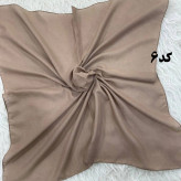 مینی اسکارف نخی ساده سایز 74x74 سانت مناسب استفاده روزمره بدون پرز و سُر خوردن