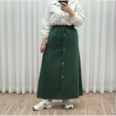 دامن لنین فری سایز شیک و راحت مناسب تا سایز 54 چهارفصل بدون آبرفت و رنگ رفت کمربند دار