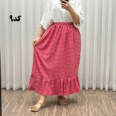 دامن پفکی مدل پرپری فری سایز زنانه تا سایز 54 تنخور شیک و راحت چهارفصل بدون آبرفت و رنگرفتگی