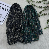 شال آبرنگی طرحدار کد 874 نخی حری سوپرنخ قواره 200×75 سانت بدون آبرفت و رنگ رفت