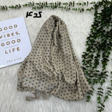 شال نخی گلریز سیآی اسکارف کد 903 قواره 190×75 سانت عدم آبرفت و رنگرفت