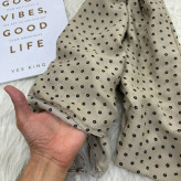 شال نخی گلریز سیآی اسکارف کد 903 قواره 190×75 سانت عدم آبرفت و رنگرفت