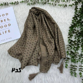 شال نخی گلریز سیآی اسکارف کد 903 قواره 190×75 سانت عدم آبرفت و رنگرفت