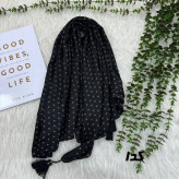 شال نخی گلریز سیآی اسکارف کد 903 قواره 190×75 سانت عدم آبرفت و رنگرفت