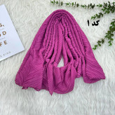 شال پلیسه ساده سوپرنخ کد 911 بدون آبرفت و رنگ رفت