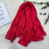 شال پلیسه ساده سوپرنخ کد 911 بدون آبرفت و رنگ رفت