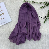 شال پلیسه ساده سوپرنخ کد 911 بدون آبرفت و رنگ رفت