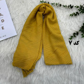 شال پلیسه ساده سوپرنخ کد 911 بدون آبرفت و رنگ رفت