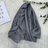 شال پلیسه ساده سوپرنخ کد 911 بدون آبرفت و رنگ رفت