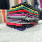 شال پلیسه ساده سوپرنخ کد 911 بدون آبرفت و رنگ رفت