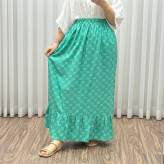 دامن پارچه خارجی گوچی کد 1369 فری سایز تا 48 قد 97 سانتیمتر جنس پفکی چهارفصل زنانه شیک راحت