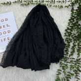 شال نخی وارداتی مدل ساندویچی ساده قواره 180x90 کد 907 بدون آبرفت و رنگ رفت