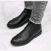 نیم بوت مردانه هامون مدل ksh11 رویه چرم درجه 1 دوردوخت سایز 40 تا 44