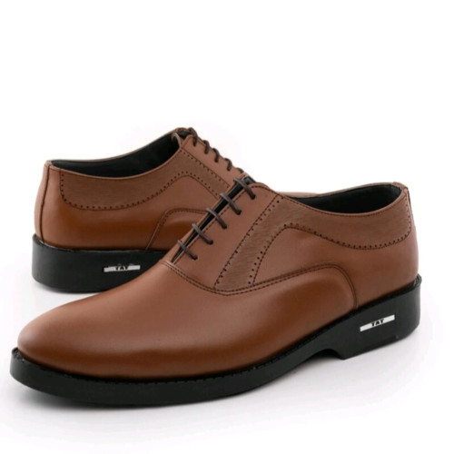 کفش مردانه پاسارگاد چرم مجلسی عسلی رسمی اداری