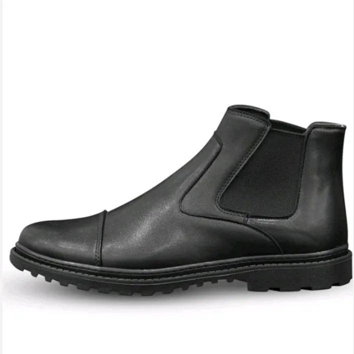 نیم بوت مردانه هامون مدل ksh11 رویه چرم درجه 1 دوردوخت سایز 40 تا 44