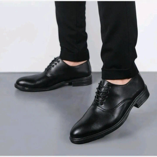 کفش مردانه مجلسی اسپرت هامون مدل آرشاین سایز 40 تا 44 مشکی چرم طبیعی درجه 1