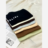 تیشرت کراپ دخترانه زنانه مینیمال سبز پاستلی طرح MINIMALIST