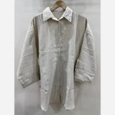 شومیز مانتویی لنین اسپرت زنانه یقه مردانه جلو دکمه آزاد