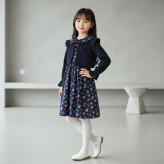 کت سارافون دخترانه پاییزه کبریتی لینن مجلسی ست 2 تکه مناسب 2 تا 10 سال