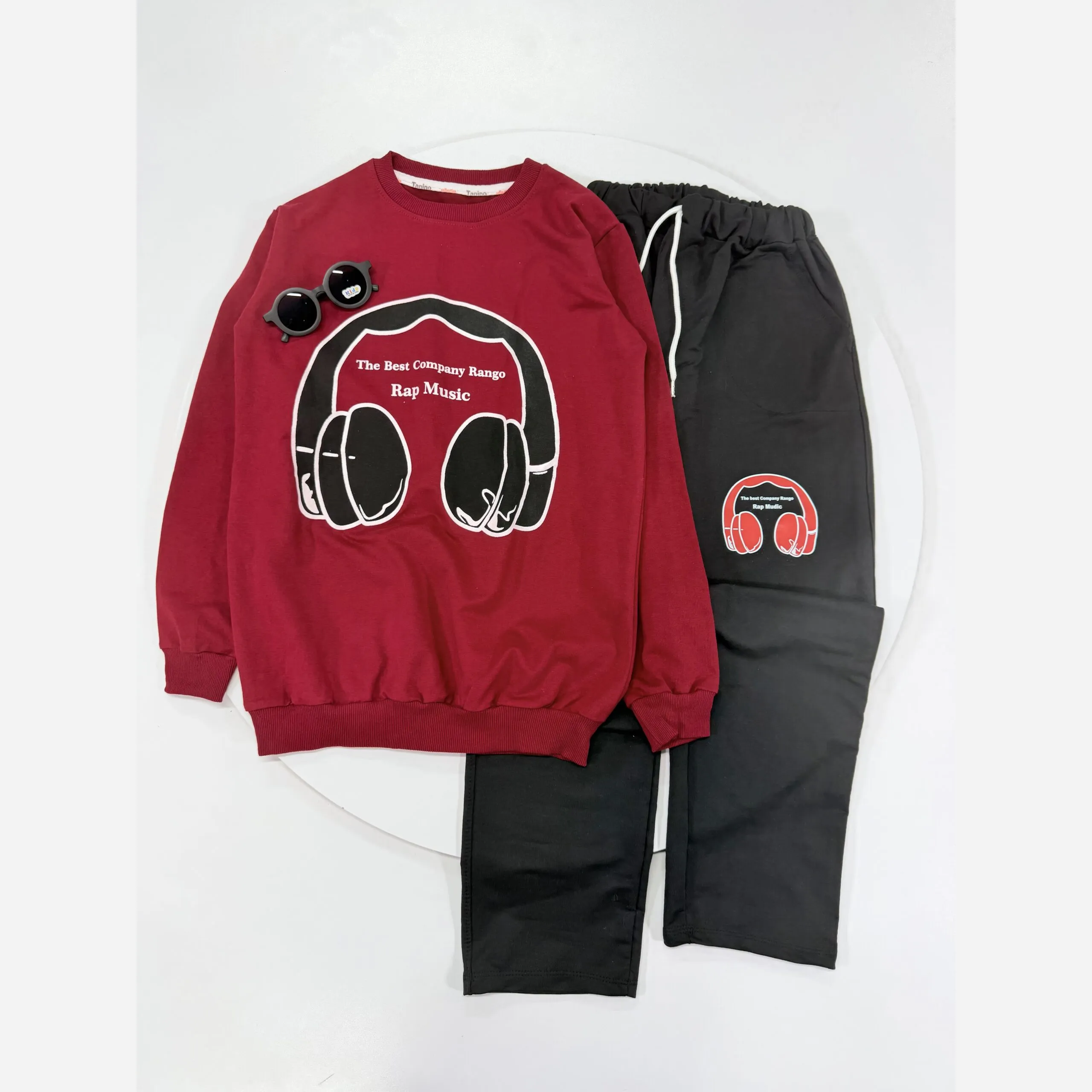 بلوز شلوار پسرانه عیدانه ست بهاره پنبه دورس 6 تا 9 سال