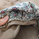 پیراهن دخترانه مجلسی لش دورس پاییزه بچگانه همراه پاپیون سایز 40 تا 55