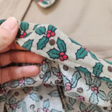 پیراهن دخترانه مجلسی لش دورس پاییزه بچگانه همراه پاپیون سایز 40 تا 55