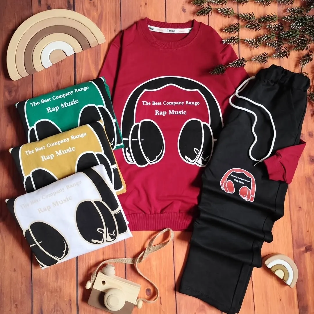 بلوز شلوار پسرانه عیدانه ست بهاره پنبه دورس 6 تا 9 سال