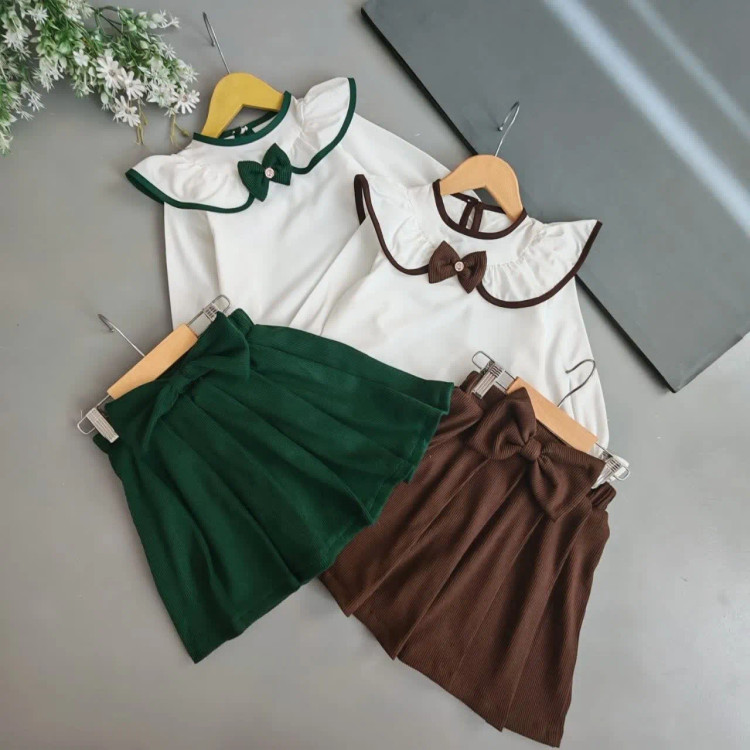 شومیز دامن دخترانه بهاره پیراهن دخترانه نقلی سایز 35 تا 45