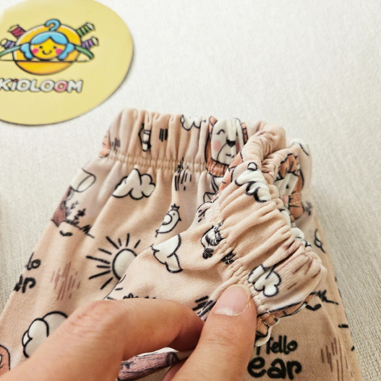 ست راحتی بچگانه بلوز شلوار پنبهای طرح شیر شاد آستین بلند بدون آبرفت و رنگدهی