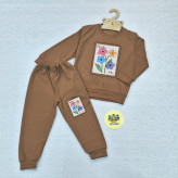 بلوز شلوار دخترانه بهاره پنبه اتوبانی ست عیدانه طرح زول سایزبندی 40 تا 55