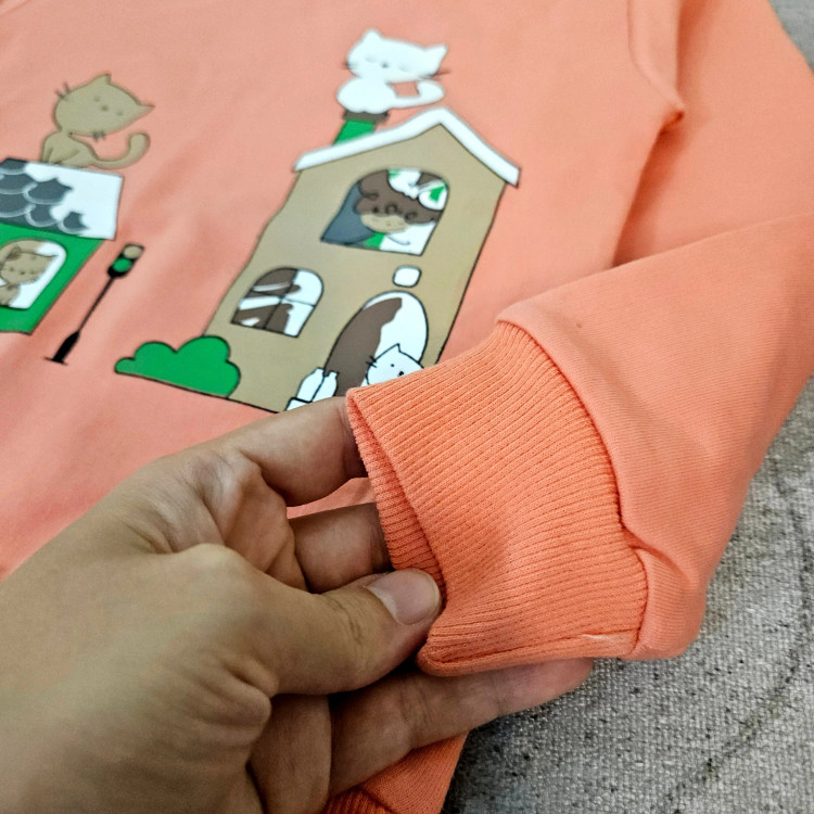 بلوز شلوار دخترانه ست پنبه دورس طرحدار بچگانه 1 تا 5 سال