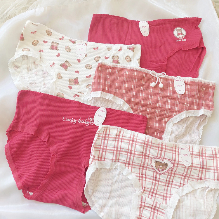 شورت زنانه عروسکی کبریتی نخی طرح تدی سایز بزرگ سه ایکس لارج