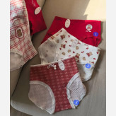 شورت زنانه عروسکی کبریتی نخی طرح تدی سایز بزرگ سه ایکس لارج