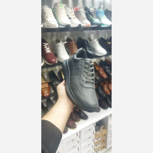 ونس اسپرت مردانه چرم طبیعی طوسی سایزبندی40_44