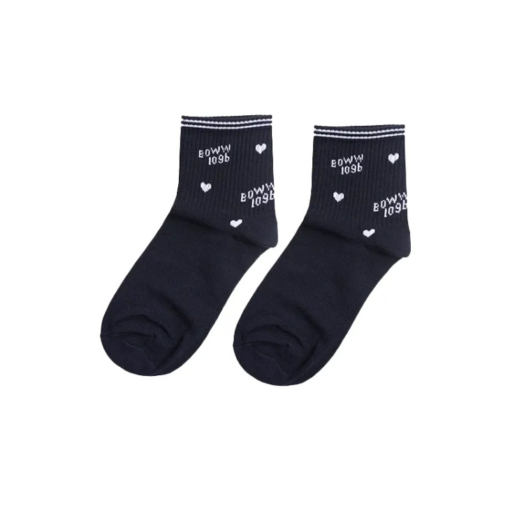 جوراب نیم ساق زنانه طرح BOWW
